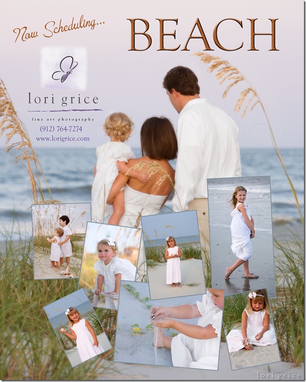 beach ad 8x10