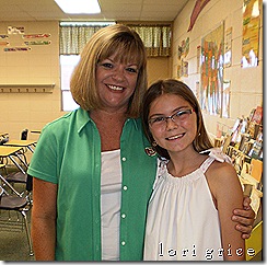 Edie Grace and Mrs. Bell
