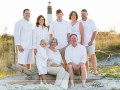 Allen Family - Family - Tybee Island - Lighthouse - Tybee - Savannah - Driftwod - Three generations